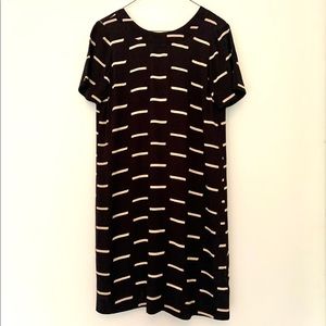 Madewell V-back zip shift dress Sz. 00